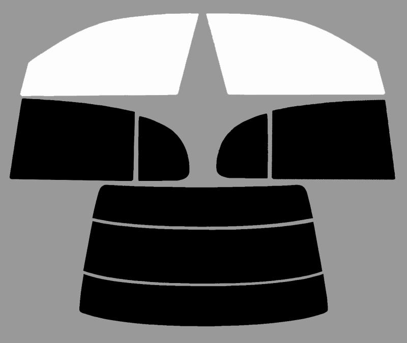 トヨタ アリスト4drセダン　車種別カット済フィルム（通常タイプ各色）